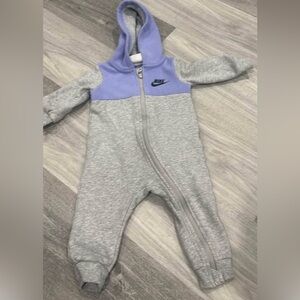Nike Kids One Piece in Gray and Lavender